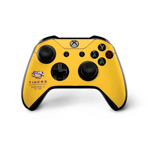 LSU Tigers Baton Rouge Yellow Xbox One Skins